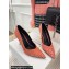 Balmain Heel 10.5cm Ruby stilettos Pumps Suede Pink with monogram 2023
