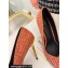 Balmain Heel 10.5cm Ruby stilettos Pumps Suede Pink with monogram 2023