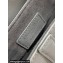 Dior Mini Saddle Bag with Strap in Black Ultramatte Calfskin 2023