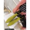 Balmain Heel 10.5cm Bicolor stretch knit Skye ankle boots with Balmain monogram Yellow 2023