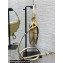 Dior Mini Saddle Bag with Strap in Grained Calfskin Beige 2023