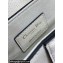 Dior Mini Saddle Bag with Strap in Grained Calfskin White 2023