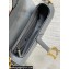 Dior Saddle Bag with Strap in Grained Calfskin Gray 2023