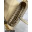 Dior Saddle Bag with Strap in Grained Calfskin Beige 2023