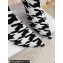 Balmain Heel 10.5cm Bicolor stretch knit Skye ankle boots houndstooth pattern 2023