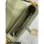 Dior Saddle Bag with Strap in Grained Calfskin Ethereal Green 2023