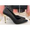 Balmain Heel 10.5cm Ruby stilettos Pumps Calfskin Black with monogram 2023