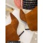 Balmain Heel 10.5cm Suede ankle boots Brown 2023