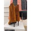 Balmain Heel 10.5cm Suede ankle boots Brown 2023