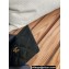 Chanel Classic Card Holder AP0213 in Grained Calfskin Black/Gold