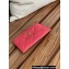 Chanel Classic Card Holder AP0213 in Grained Calfskin Coral Pink