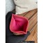 Chanel Classic Card Holder AP0213 in Grained Calfskin Coral Pink