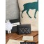 Chanel Gold-Tone Cutout CC Logo Card Holder AP3188 in Grained Calfskin Black