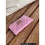 Chanel Gold-Tone Cutout CC Logo Card Holder AP3188 in Grained Calfskin Pink