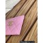Chanel Gold-Tone Metal Logo Card Holder AP3048 in Grained Calfskin Pink