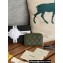 Chanel Gold-Tone Metal Logo Zip Card Holder AP3045 in Grained Calfskin Green