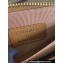 Chanel Gold-Tone Metal Logo Zip Card Holder AP3045 in Grained Calfskin Brown
