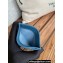 Chanel Classic Card Holder AP0213 in Grained Calfskin Blue
