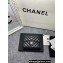 Chanel Classic Small Flap Wallet AP0231 in Lambskin Chevron Black/Silver