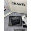 Chanel Classic Small Flap Wallet AP0231 in Lambskin Chevron Black/Silver