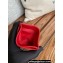 Chanel Classic Card Holder AP0213 in Grained Calfskin Red