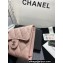 Chanel Classic Small Flap Wallet AP0231 in Grained Calfskin Beige/Silver