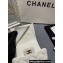 Chanel Classic Small Flap Wallet AP0231 in Grained Calfskin White/Gold