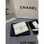 Chanel Classic Small Flap Wallet AP0231 in Lambskin White/Gold