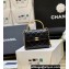 Chanel Mini Handle Clutch Bag with Chain AP2945 Black 2023 (ORIGINAL QUALITY)