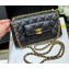 Chanel Grained Calfskin WOC Clutch Bag with Chain 2830 Black 2023 (ORIGINAL QUALITY)