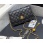 Chanel Lambskin Wallet on Chain WOC Bag AP1450 Black 2023 (ORIGINAL QUALITY)