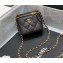 Chanel Grained Calfskin Mini Vanity with Classic Chain Bag AP1340 Black 2023 (ORIGINAL QUALITY)