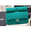 Chanel Wool Jersey & Gold-Tone Metal Clutch Bag AS4199 Green 2023 (ORIGINAL QUALITY)