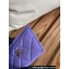 Chanel Classic Card Holder AP0213 in Grained Calfskin Purple