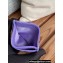 Chanel Classic Card Holder AP0213 in Grained Calfskin Purple