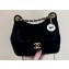 Chanel Velvet Small Hobo Bag AS4323 Black 2023 (ORIGINAL QUALITY)