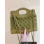 Chanel 31 Tweed Mini Shopping Bag AS4133 Green 2023 (ORIGINAL QUALITY)