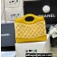 Chanel 31 Tweed Mini Shopping Bag AS4133 Yellow 2023 (ORIGINAL QUALITY)