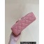 Chanel Shiny Aged Calfskin Mini Shopping Bag AS4416 Coral Pink 2023 (ORIGINAL QUALITY)