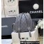 Chanel Grained Shiny Calfskin Small Backpack Bag AS4399 Gray 2023 (ORIGINAL QUALITY)