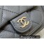 Chanel Grained Shiny Calfskin Small Backpack Bag AS4399 Gray 2023 (ORIGINAL QUALITY)