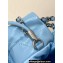 Chanel Shiny Calfskin CHANEL 22 Mini Handbag AS3980 Blue/Silver 2023 (ORIGINAL QUALITY)