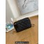 Chanel Small Sweet Heart Vanity Case Bag 81247 in Grained Calfskin Black