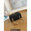 Chanel Small Sweet Heart Vanity Case Bag 81247 in Grained Calfskin Black