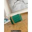Chanel Small Sweet Heart Vanity Case Bag 81247 in Grained Calfskin Green