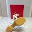 Valentino Heel 11cm Platform 3cm Vlogo sandals in Patent leather White