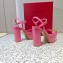 Valentino Heel 11cm Platform 3cm Vlogo sandals in Patent leather Pink