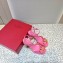 Valentino Heel 11cm Platform 3cm Vlogo sandals in Patent leather Pink