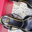 Valentino Heel 11cm Platform 3cm Vlogo sandals in Patent leather Black