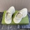 Gucci leather Rhyton Women/Men Sneakers with Contrasting Interlocking G cut-out White/Pink 2023
